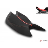 LUIMOTO GP II Rider Seat Covers for the Aprilia RSV4 1100 (2021+) / Tuono V4 1100 (2022+)